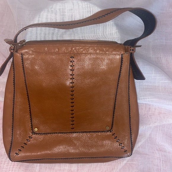 Antonio Melani Handbag/Satchel-Tan Leather - Picture 2 of 11